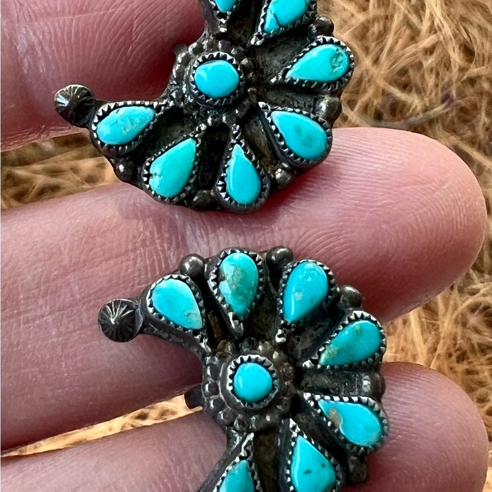 Turquoise Silver Women's Earrings